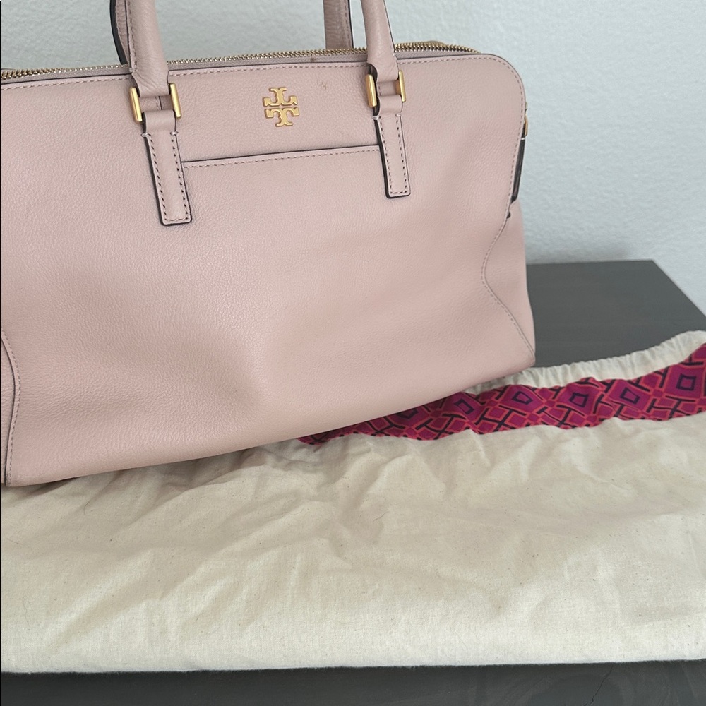 Tory Burch Blush Leather Satchel